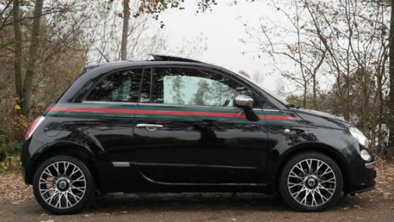 Fiat 500 - 0.9 TwinAir by Gucci - Automaat - Panodak - 2011 - 91.000km - Inruil mogelijk - 1