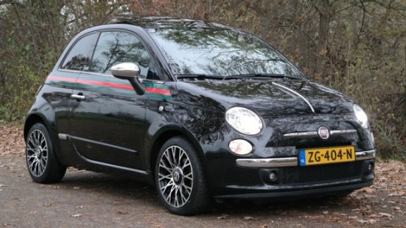 Fiat 500 - 0.9 TwinAir by Gucci - Automaat - Panodak - 2011 - 91.000km - Inruil mogelijk - 1