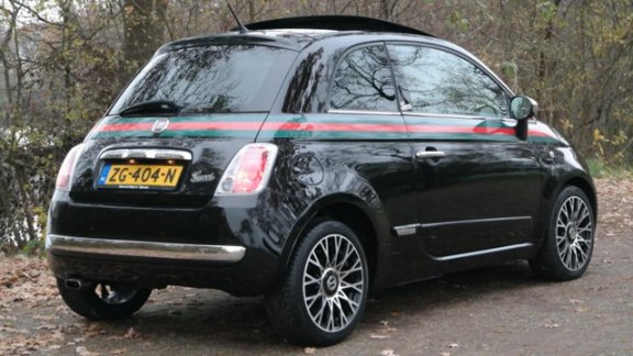 Fiat 500 - 0.9 TwinAir by Gucci - Automaat - Panodak - 2011 - 91.000km - Inruil mogelijk - 1