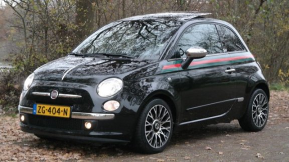 Fiat 500 - 0.9 TwinAir by Gucci - Automaat - Panodak - 2011 - 91.000km - Inruil mogelijk - 1