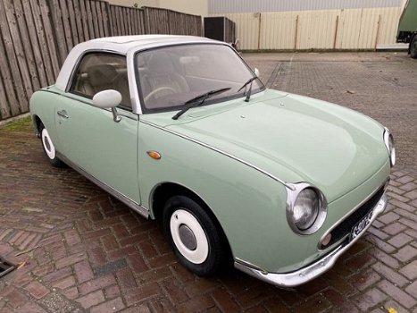 Nissan Figaro - 133, groen, airco, automaat, turbo - 1