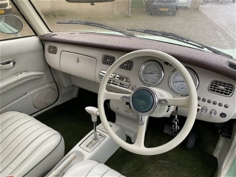 Nissan Figaro - 133, groen, airco, automaat, turbo - 1