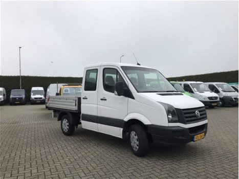 Volkswagen Crafter - 2.0 TDI 136 PK / DUBBEL CABINE / STANDKACHEL / PICK UP / TREKHAAK / AIRCO / DUB - 1