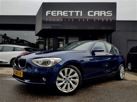 BMW 1-serie - 118d HIGH EXECUTIVE LEDER SCHUIFDAK NAVI XENON 6VERSN LMV PDC - 1