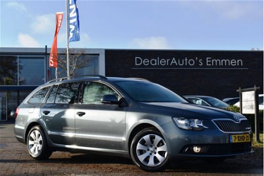 Skoda Superb Combi - 1.6 TDI 110pk ECC LMV NAVIGATIE XENON PDC - 1