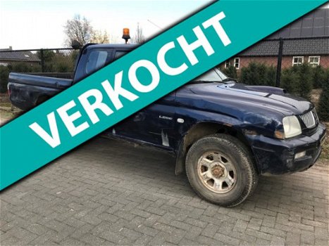 Mitsubishi L 200 - 2.5 Double Cab GL Lang GEZOCHT GEVRAAGD ALLE PAJERO L200 L300 L400 L 400 - 1