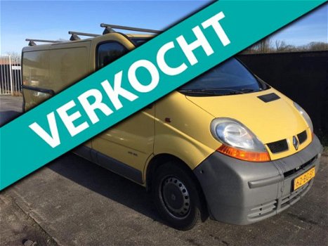 Renault Trafic - 1.9 dCi L2 VIVARO MASTER EXPRESS KANGOO GEZOCHT GEVRAAGD - 1