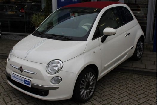 Fiat 500 C - 1.2 Lounge Navi, Airco, Cruise controle, Lm velgen - 1