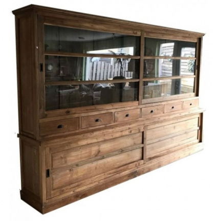 Winkelkast Staphorst XXL teak 350 x 55/45 x 220cm - nr. 1