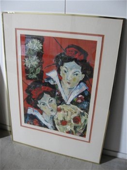 Schilderij van Wies van Dort (2 Geisha's) - 1