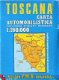 routekaart Toscane - 1 - Thumbnail