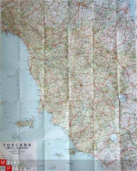 routekaart Toscane - 1