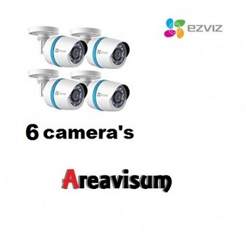 IP set compleet met 8 kanaals NVR en 6 bullet camera's ( CS-BN8-EU ) + 2 - 1