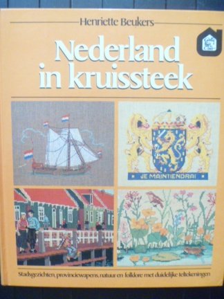 Nederland in kruissteek - Henriette Beukers - gebonden - nr. 1