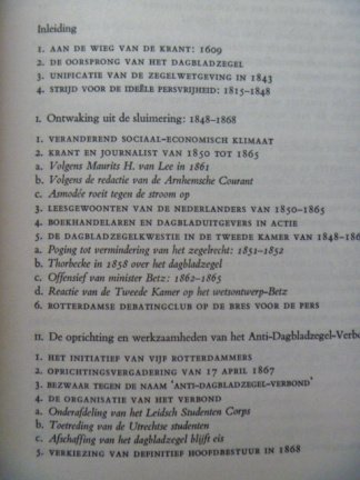 Het dagbladzegel in de rariteitenkamer 1869 - 1969 gebonden - Afbeelding 2