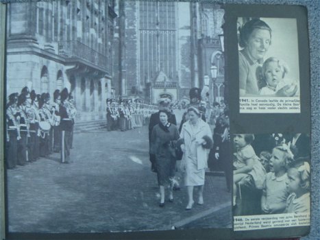 Plakboek Koningshuis - krantenknipsels vanaf jaren 30 - 5