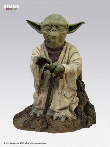 HOT DEAL - Attakus Star Wars Yoda using the Force statue