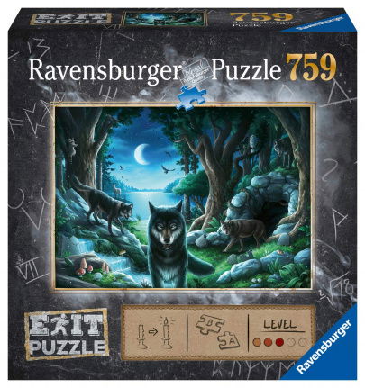 Ravensburger - Exit Puzzel 'The Curse of the Wolves' - 759 Stukjes Nieuw - Afbeelding 2