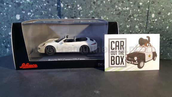 Porsche 911 GTS convertible wit 1:43 Schuco - 7