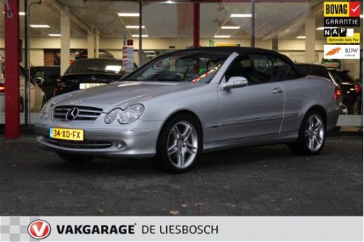 Mercedes-Benz CLK-klasse Cabrio - 200 K. Elegance leer, navi, windvanger, amg velgen nette staat - 1