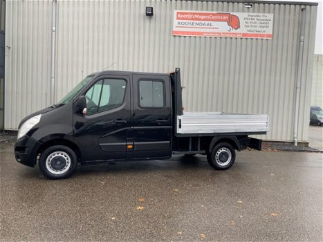 Renault Master - T35 2.3 dCi L2 EL DC Dub Cab Pick Up & Kraan.Airco .Trekhaak 2000 kg bak maat L.250 - 1