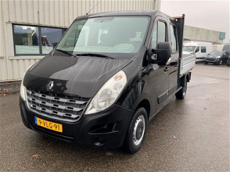 Renault Master - T35 2.3 dCi L2 EL DC Dub Cab Pick Up & Kraan.Airco .Trekhaak 2000 kg bak maat L.250 - 1