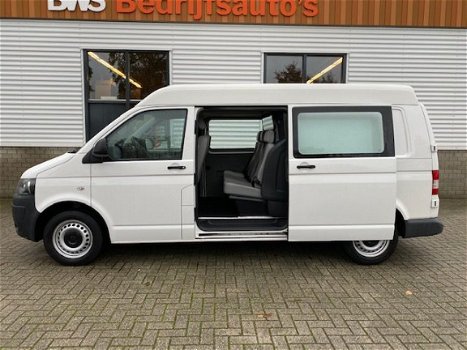 Volkswagen Transporter - 2.0 TDI 102pk L2H2 dubbel cabine 5 persoons / lease € 276 / dubbele schuifd - 1