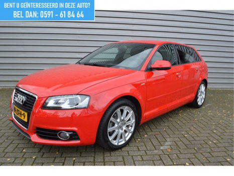 Audi A3 Sportback - 1.4 TFSI 125PK S-LINE NAVIGATIE-AUTOMAAT-TREKHAAK-HALF LEER-STOF/ XENON - 1