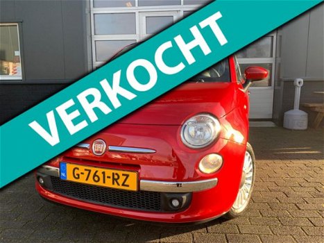 Fiat 500 C - 1.2 Lounge Airco |APK | Leder | Chrome sierlijsten - 1