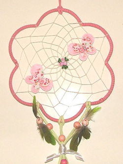 BLOEMVORM Dromenvanger / Dreamcatcher *VOORBEELD*