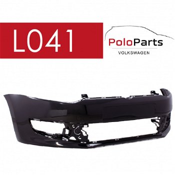 Voorbumper Volkswagen Polo (6R) BRILIANTSCHWARZ (L041) - 1