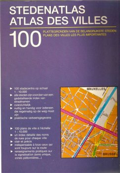 Boek Stedenatlas België - 100 plattegronden - 2