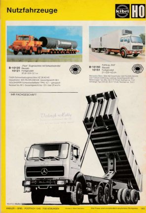 Cataloog Kibri 1980/81 - Modelbanen en toebehoren - Afbeelding 2