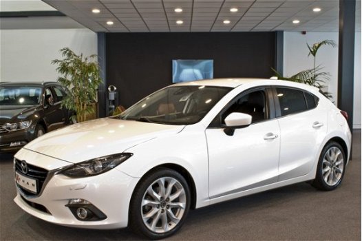 Mazda 3 - 3 2.0 GT-M *NIEUWJAARKNALLERS* | head-up | navi | bluetooth | xenon | leder | - 1