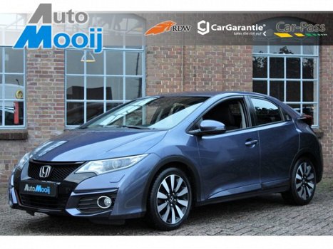 Honda Civic - 1.4 Elegance Facelift 2015 Slechts 88.556 km Clima, Cruise, Camera, Stoelverwarming, L - 1