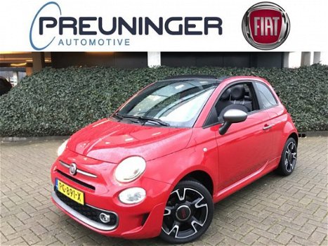 Fiat 500 C - 0.9 TwinAir T Sport |Automaat|Navigatie|Airco|Parkeersensoren - 1