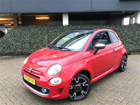 Fiat 500 C - 0.9 TwinAir T Sport |Automaat|Navigatie|Airco|Parkeersensoren - 1