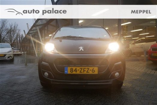 Peugeot 107 - 1.0 12V 68PK | BLACK&SILVER EDITIE| AIRCO | 5 DEURS | HALF LEDER | - 1