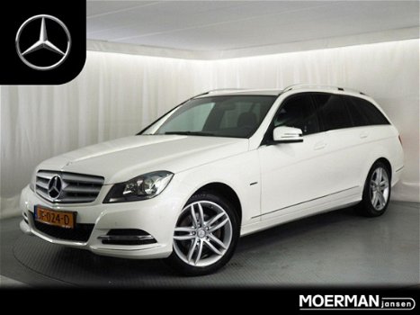 Mercedes-Benz C-klasse Estate - 200 Business Class 125 Avantgarde / Automaat / Leder / Navigatie / V - 1