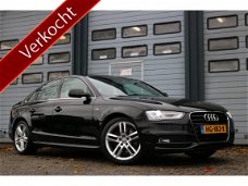 Audi A4 - 1.8 TFSI 170PK 2x S-Line Autom Xenon Sportstoelen Chroom Trekhaak Ecc Pdc BJ2015