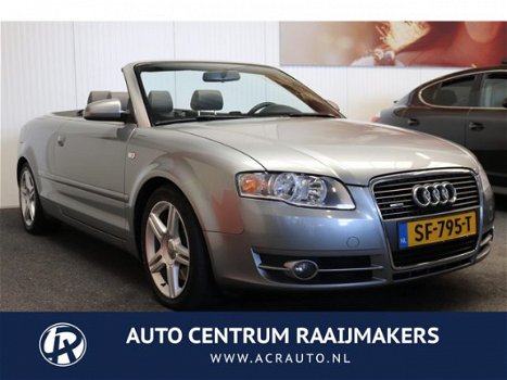 Audi A4 Cabriolet - 3.0 TDI quattro 205 PK LEDER NAVIGATIE SPORTSTOELEN STOELVERWARMING PDC TELEFOON - 1