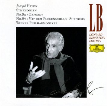Leonard Bernstein - Joseph Haydn : Wiener Philharmoniker, Leonard Bernstein ‎– Symphonien No.92 » - 1