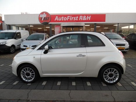 Fiat 500 C - 1.2 Lounge parelmoer wit lounge uitvoering airco - 1