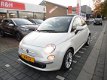 Fiat 500 C - 1.2 Lounge parelmoer wit lounge uitvoering airco - 1 - Thumbnail