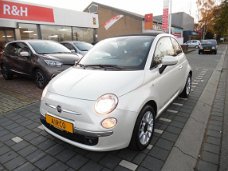 Fiat 500 C - 1.2 Lounge parelmoer wit lounge uitvoering airco