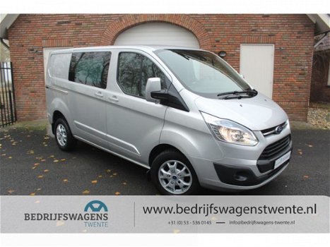 Ford Transit Custom - 2.2 TDCI 155 PK L1H1 Limited ENK\CAB | 2x schuifdeur | voorruit verwarming | c - 1