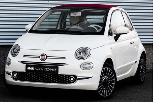 Fiat 500 C - 1.2 Lounge, Uconnect, clima, cruise, 16