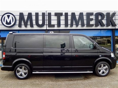 Volkswagen Transporter - 2.5 TDI 130PK LANG LUXE DUBBELE CABINE, LEDER, AIRCO, LICHTMETALEN VELGEN - 1