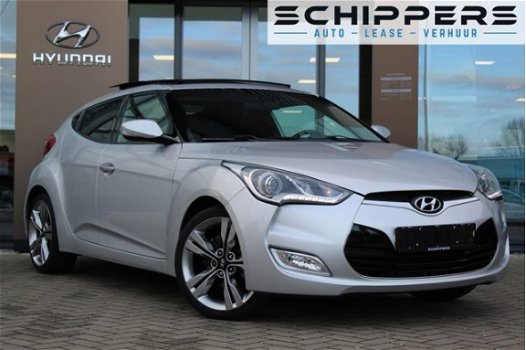 Hyundai Veloster - 1.6 GDI i-Catcher | Leer | Schuif kanteldak | Clima - 1