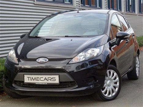 Ford Fiesta - 1.25 5-Deurs Zwart Airco Topstaat 2de Eigenr - 1